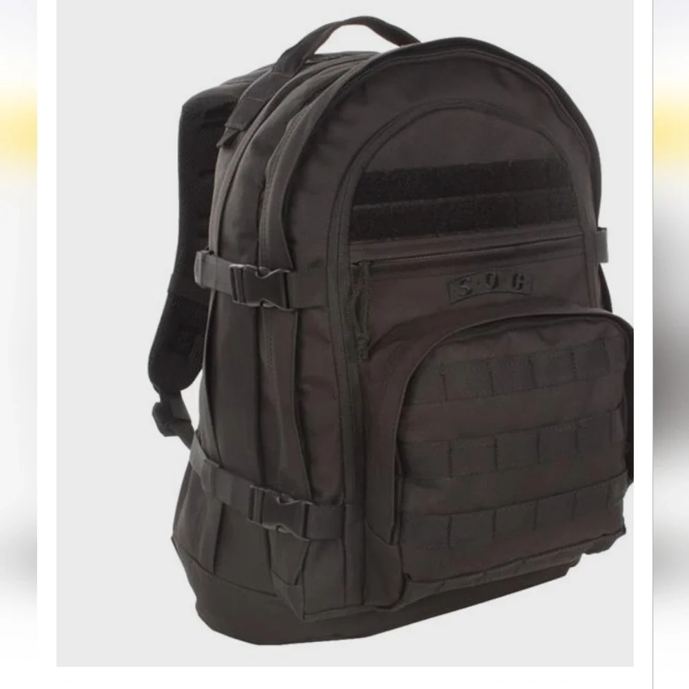 Sandpiper of California Black Bugout Tactical Backpack Military